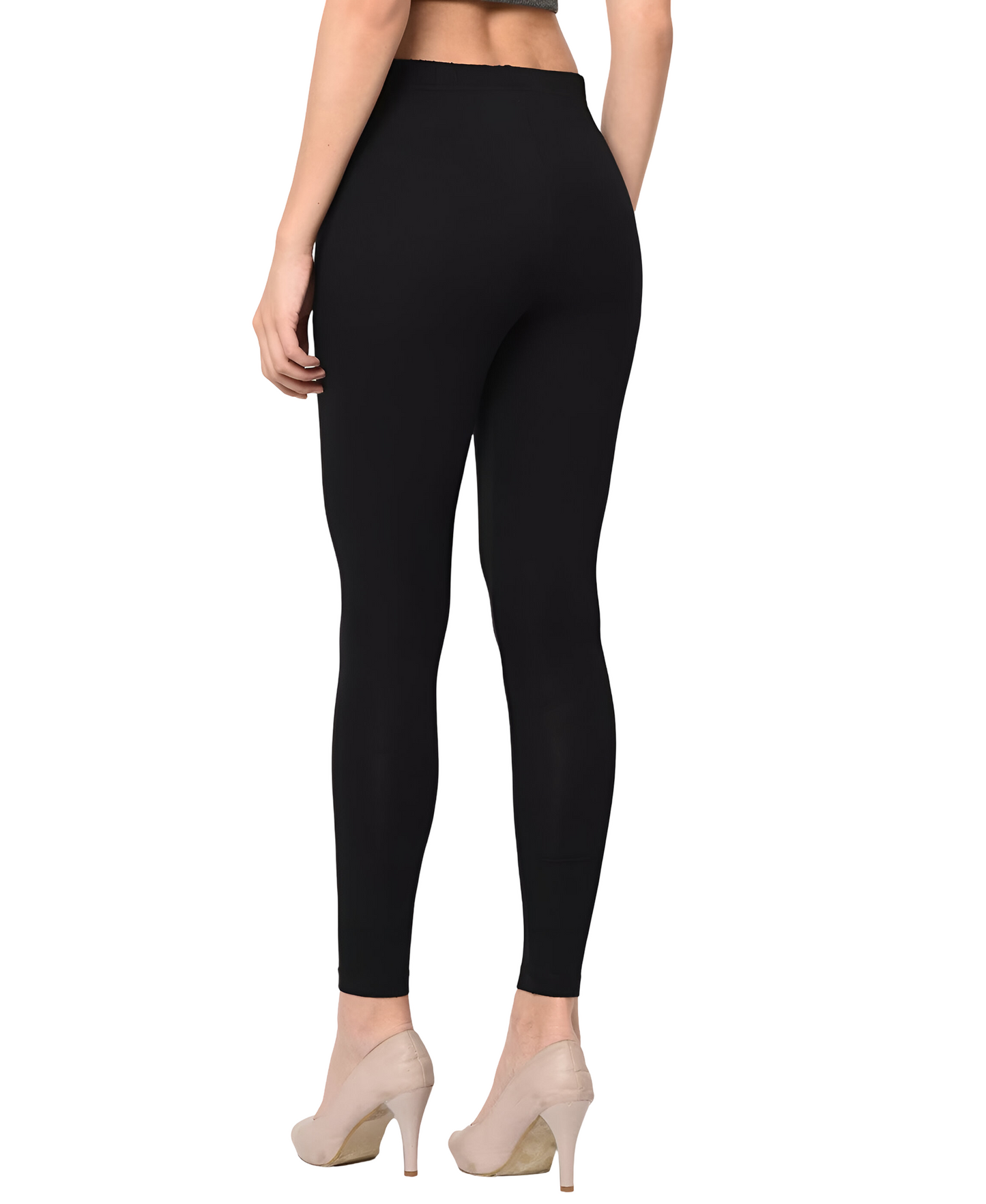 JC’s Premium Black Ankle-Length Leggings