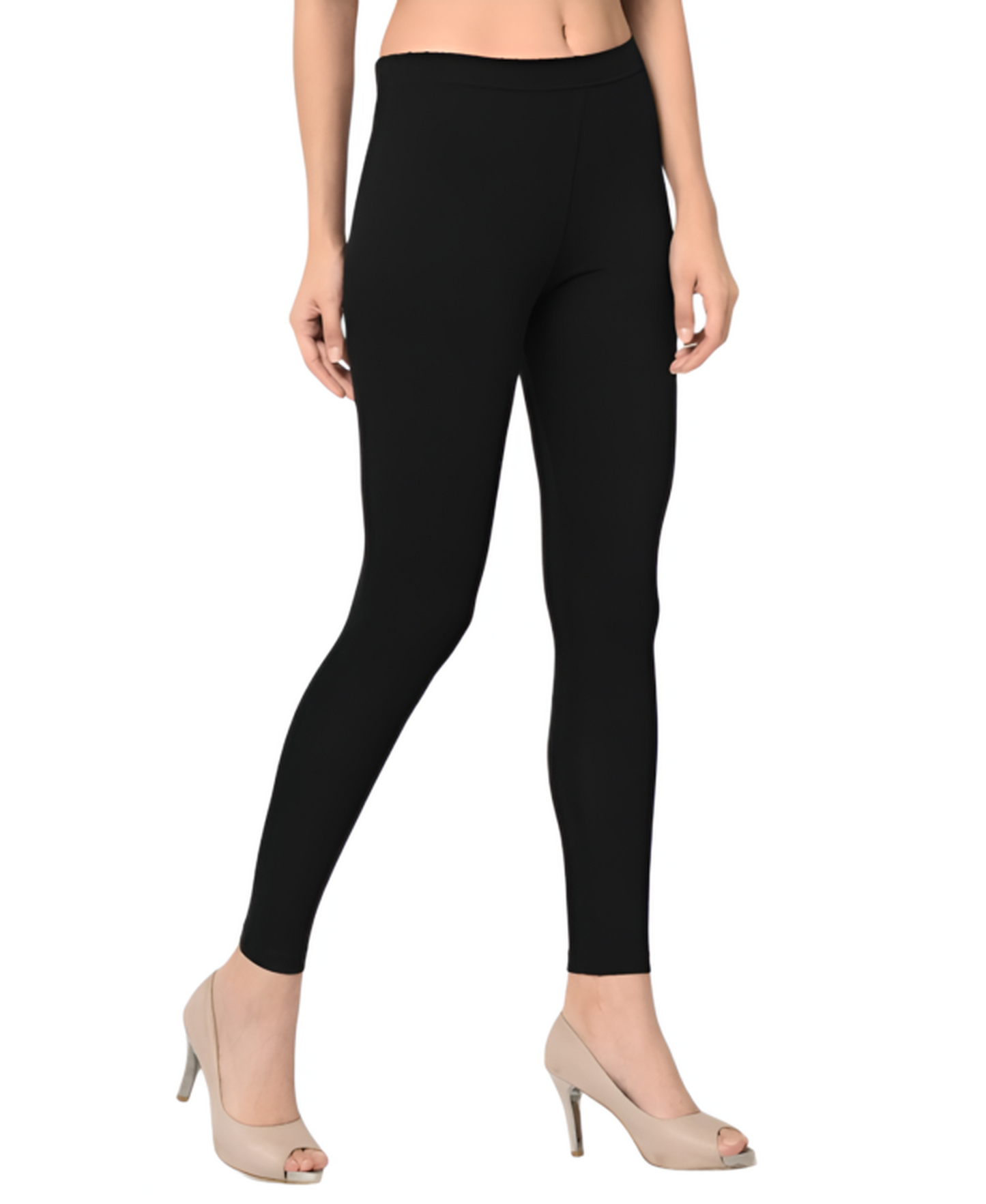 JC’s Premium Black Ankle-Length Leggings