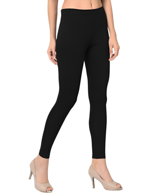 JC’s Premium Black Ankle-Length Leggings