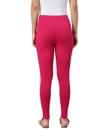 JC’s Premium Pink Ankle-Length Leggings