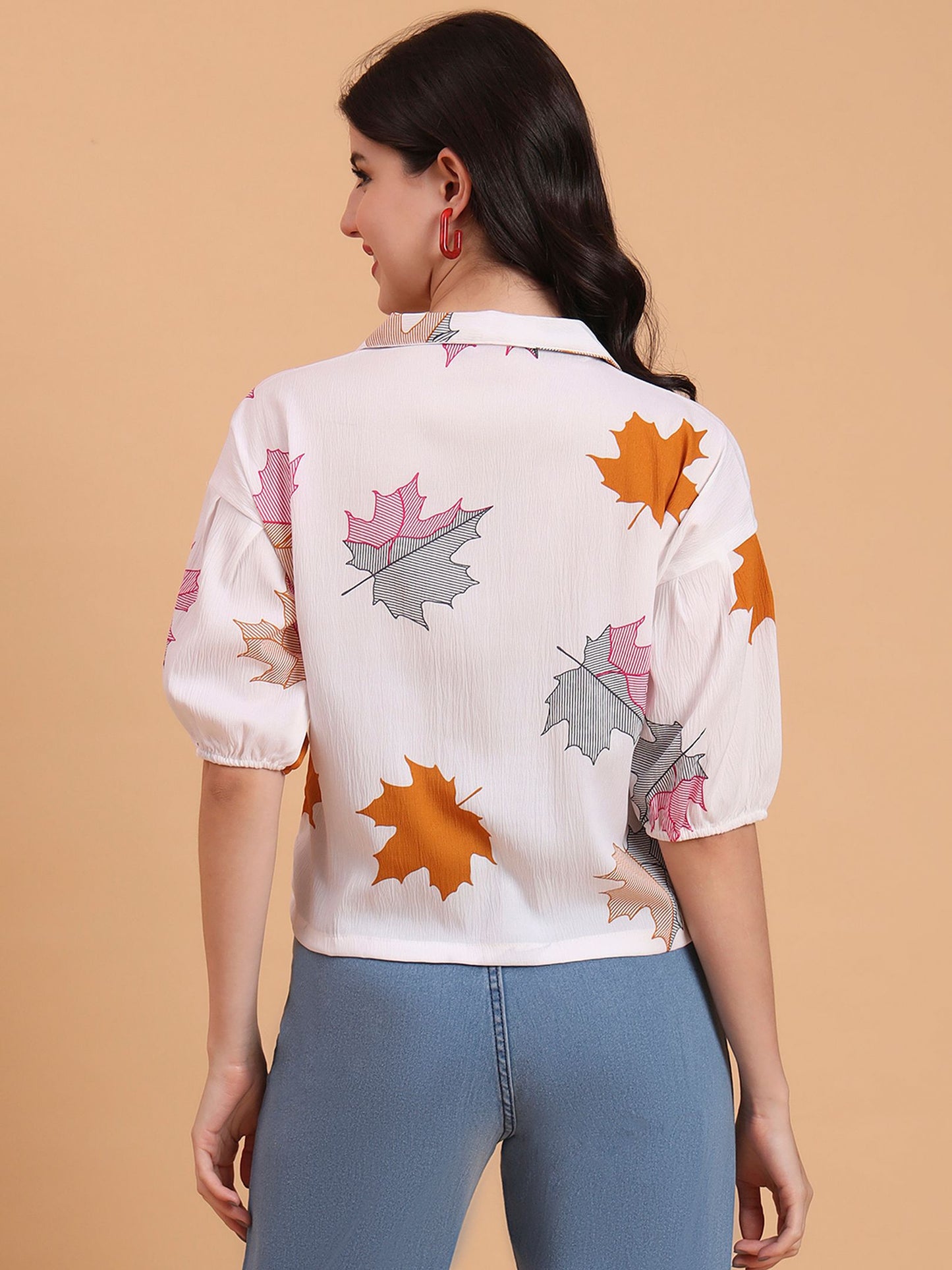 Off White Readymade Crocks Shirt: Designer Printed on Delta Fabric