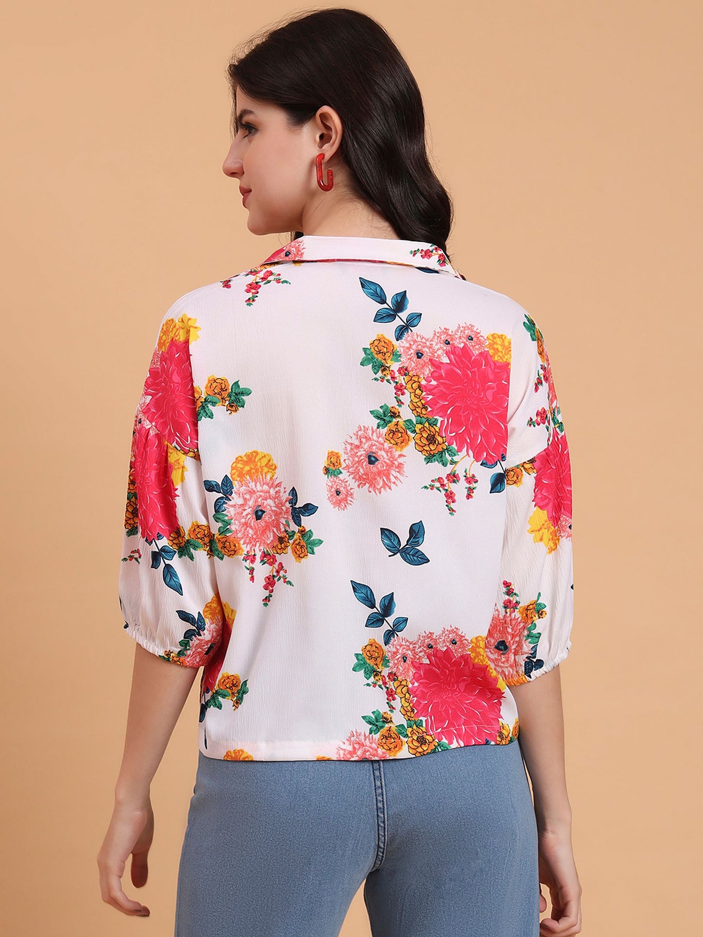 Off White Readymade Crocks Shirt: Designer Printed on Delta Fabric